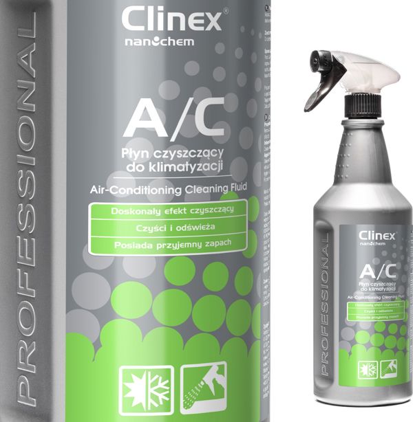 Clinex A/C Υγρό Καθαριστικό Κλιματισμού & Εξαερισμού, 1L