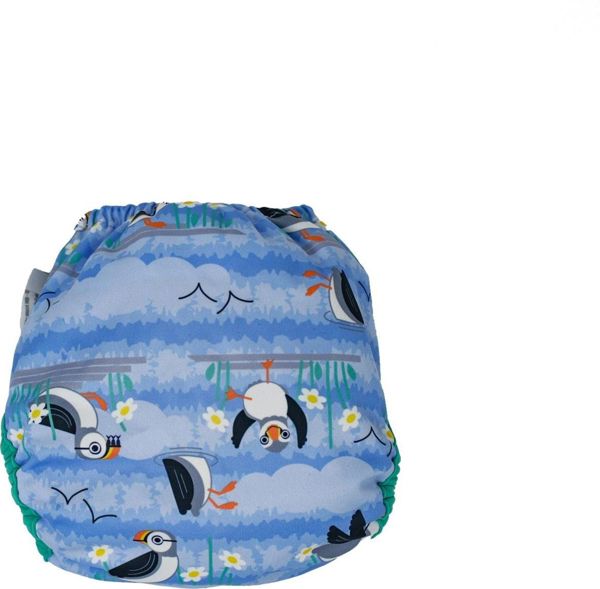 Close Caboo Αδιάβροχο Κάλυμμα Πάνας με Velcro, Blue Puffin, Universal 3-16 kg