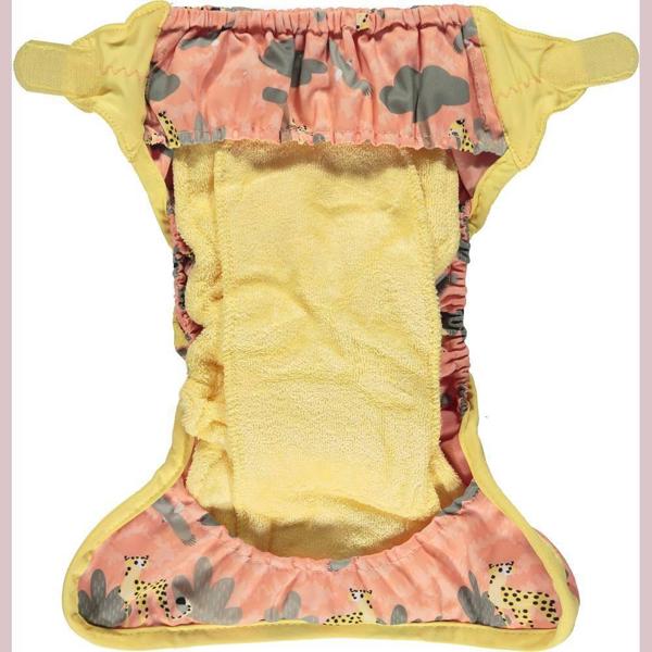 Close Caboo Pop-In V2 Επαναχρησιμοποιούμενη Πάνα, 3-16kg, με Ένθετο Μπαμπού, Cheetah