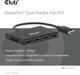 HUB USB Club 3D hub MST (Multi Stream Transport) DisplayPort 1.4 na 4x DisplayPort, Quad monitor, 4x 4K30Hz, 8K30Hz