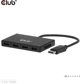 HUB USB Club 3D hub MST (Multi Stream Transport) DisplayPort 1.4 na 4x DisplayPort, Quad monitor, 4x 4K30Hz, 8K30Hz