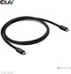 Καλώδιο Club 3D USB4 v2 Type-C, 80Gbps, Πιστοποιημένο, 16K60Hz/4K540Hz, PD 240W, 1m