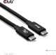 Καλώδιο Club 3D USB4 v2 Type-C, 80Gbps, Πιστοποιημένο, 16K60Hz/4K540Hz, PD 240W, 1m