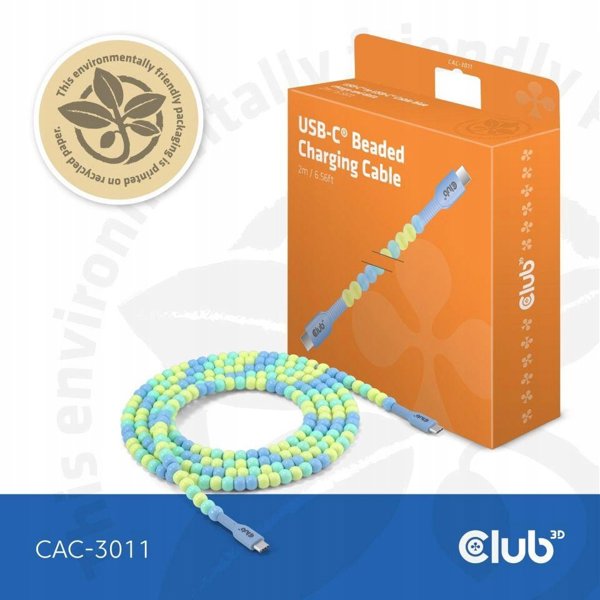 Club 3D Καλώδιο USB Type-A σε Type-C CAC-3011, 1m, Μαύρο