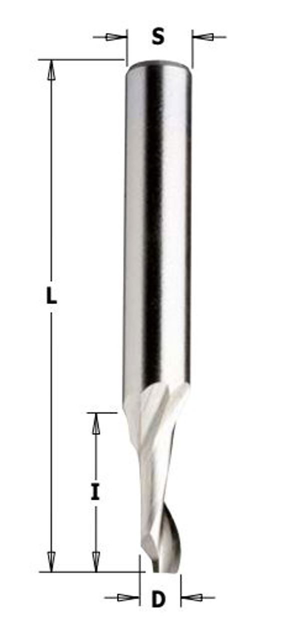 CMT Φρέζα για Αλουμίνιο HSS 10 x 80mm (188.100.51)