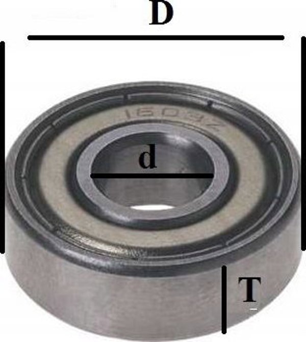 CMT Ρουλεμάν D=13 d=6 T=5