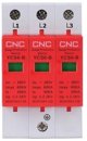 CNC CNC AC viršįtampių ribotuvas, 3P, B klasės, 30-60 kA, 385VAC