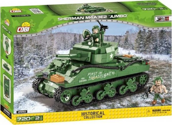 Cobi Historical Collection Sherman M4A3E2 Jumbo - Σετ Κατασκευής 720 Κομματιών (2550)