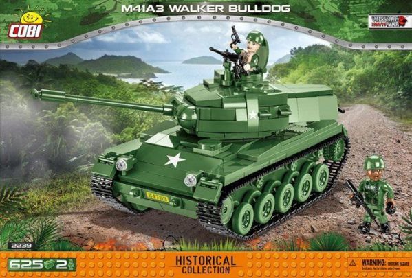 Ιστορική Συλλογή Cobi Wojna w Wietnamie Αμερικανικό Τανκ Walker Bulldog M41A3 (2239)