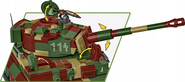 Cobi Pz.Kpfw. VI Tiger Ausf. E Σετ Κατασκευής με Τουβλάκια, 870 Τεμάχια