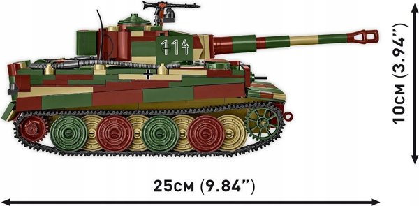 Cobi Pz.Kpfw. VI Tiger Ausf. E Σετ Κατασκευής με Τουβλάκια, 870 Τεμάχια
