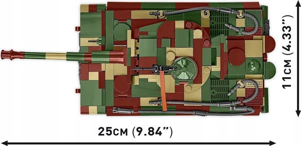 Cobi Pz.Kpfw. VI Tiger Ausf. E Σετ Κατασκευής με Τουβλάκια, 870 Τεμάχια