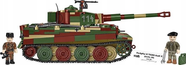 Cobi Pz.Kpfw. VI Tiger Ausf. E Σετ Κατασκευής με Τουβλάκια, 870 Τεμάχια