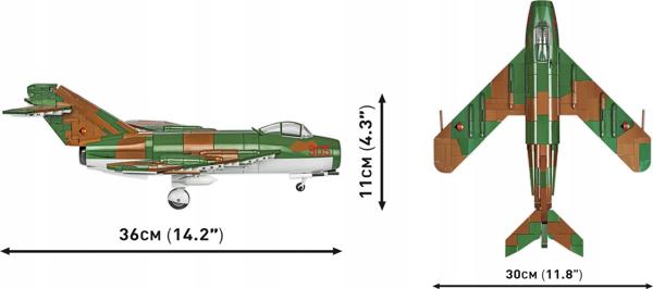 Cobi HC Cold War Mysliwiec Lim-5 MiG-17F NRD