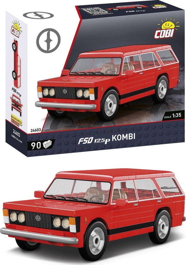 Cobi Youngtimer FSO 125p Kombi - Σετ Δομικών Στοιχείων 90 Τεμαχίων, 24603