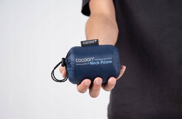 Cocoon Air-Core Travel Pillow Ultralight, Φουσκωτό Μαξιλάρι Ταξιδιού, Μπλε