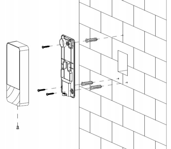 CODE LOCK SMART/ASI1201E-D-V1 DAHUA ASI1201E-D-V1 (6939554932106)