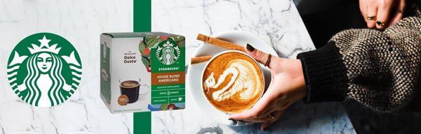 Κάψουλες καφέ συμβατές με NESCAFE(r) Dolce Gusto(r) Starbucks House Blend Grande, 12 τεμ.