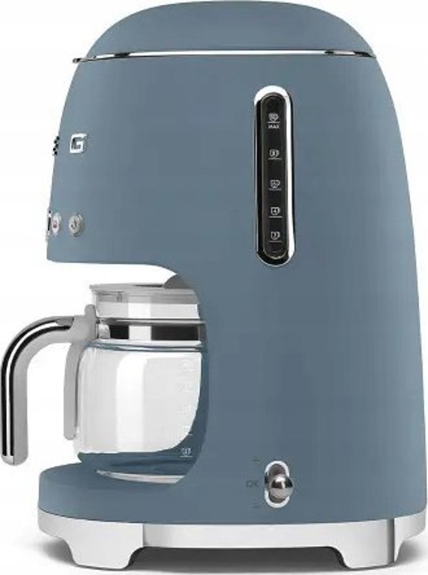 Καφετιέρα Φίλτρου Smeg DCF02SBMEU, Ασημί, Προγραμματιζόμενη, 1.4lt