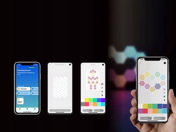 Cololight Plus Έξυπνο Φωτιστικό Wi-Fi – Βάση με 3 Μπλοκ – Υποστήριξη Apple HomeKit