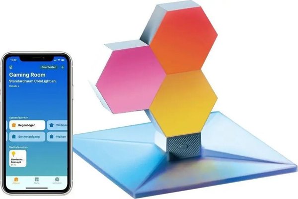 Cololight Plus Έξυπνο Φωτιστικό Wi-Fi – Βάση με 3 Μπλοκ – Υποστήριξη Apple HomeKit