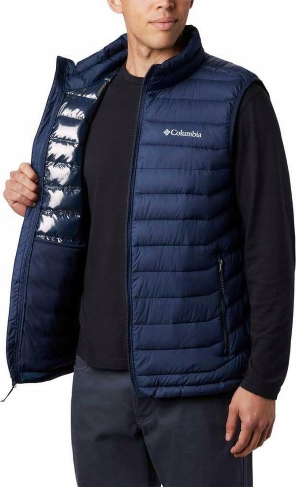 Columbia Powder Lite II Γιλέκο 2086974464 Granatowe M