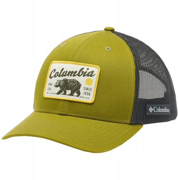 Columbia Mesh Snap Back Hat 1652541379 Zielone One size