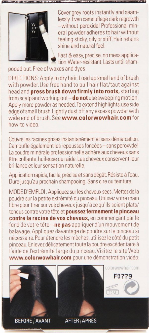 COLOR WOW_Root Cover Up κονσίλερ για ρίζες Black 2.1g