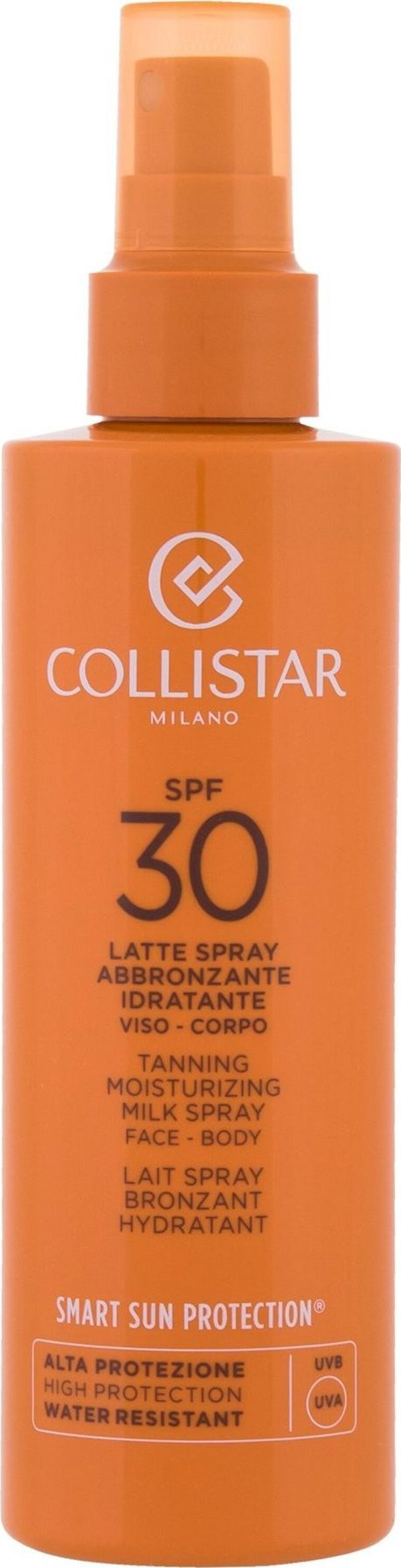 Collistar Smart Sun Protection Ενυδατικό Γαλάκτωμα Μαυρίσματος σε Σπρέι SPF 30, 200ml