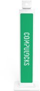 Compulocks VESA Brandable Floor Stand White, Tablet/UMPC, Passive holder, Indoor, White