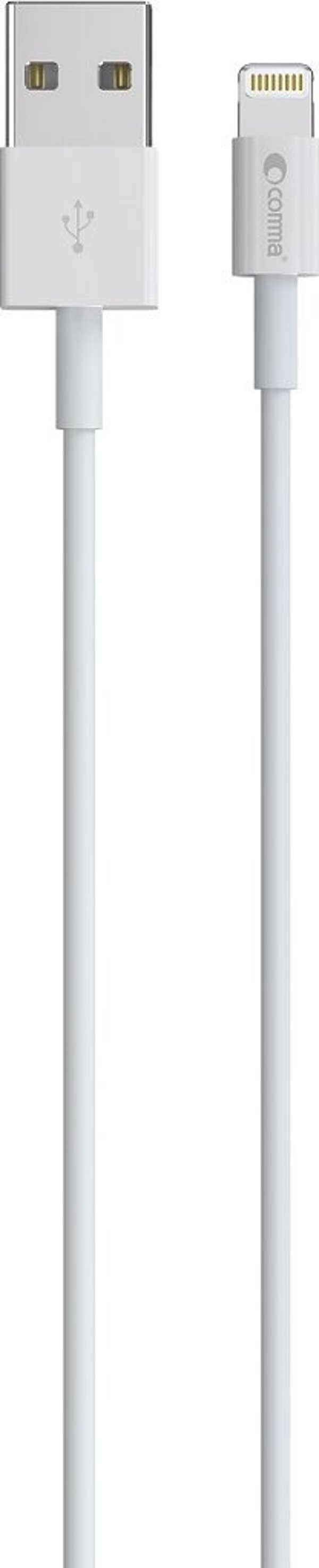 Καλώδιο Comma Jub MFi USB - Lightning 2,4A 1,0m λευκό 6938595349324
