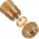Comap Σύνδεσμος Συμπίεσης (Βιδωτός) JEVCO, 18mm x 1/2", Για Χάλκινους Σωλήνες, JEVCOJ501