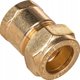 Comap Σύνδεσμος Συμπίεσης (Βιδωτός) JEVCO, 18mm x 1/2", Για Χάλκινους Σωλήνες, JEVCOJ501