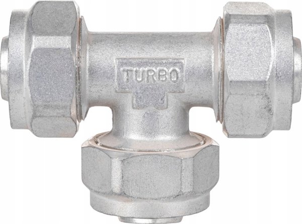 Comap Τρίοδη Σύνδεση Συμπίεσης TurboSKIN 16x2mm - Ορειχάλκινο Εξάρτημα Υδραυλικών Σωλήνων