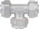 Comap Τρίοδη Σύνδεση Συμπίεσης TurboSKIN 16x2mm - Ορειχάλκινο Εξάρτημα Υδραυλικών Σωλήνων