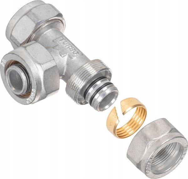 Comap Τρίοδη Σύνδεση Συμπίεσης TurboSKIN 16x2mm - Ορειχάλκινο Εξάρτημα Υδραυλικών Σωλήνων