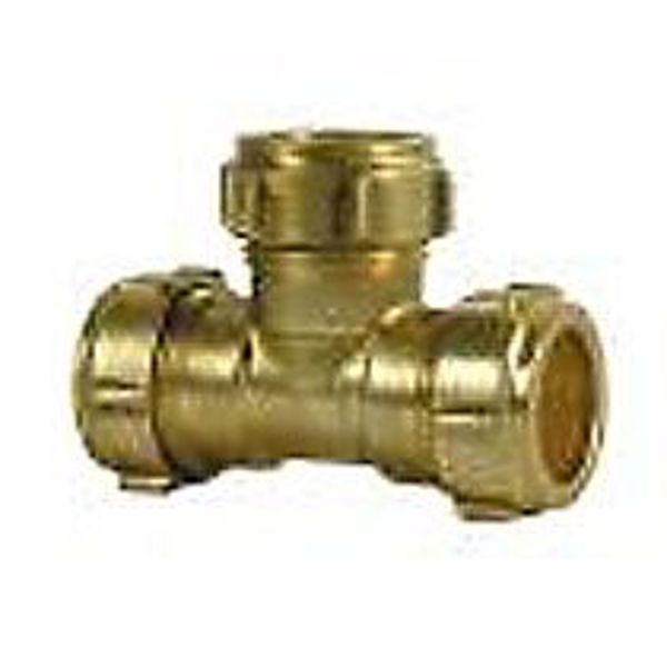 Conex Τριπλός Σύνδεσμος Ίσης Ροής Compression 22x22x22mm από Ορείχαλκο – GGG1020601EQ