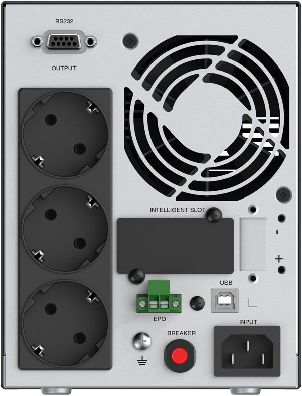 Conceptronic ZEUS52ES1K UPS διπλής μετατροπής (online) 1 kVA 900 W 3 x πρίζα δικτύου