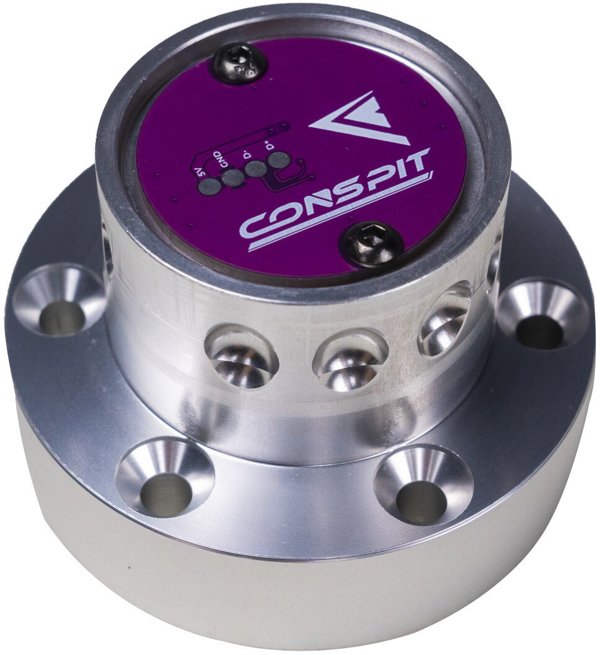 Conspit Quick-Release Μηχανισμός Τιμονιού για ARES Wheelbase, Wheelbase-Side, Ασημί