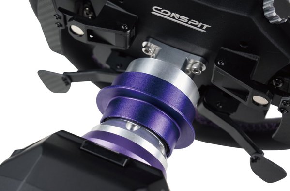 Conspit Quick-Release Μηχανισμός Τιμονιού για ARES Wheelbase, Wheelbase-Side, Ασημί
