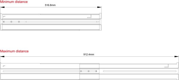 CONCEPTRONIC Rackmount Rail-Kit 2U gr