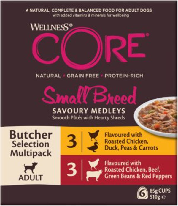 Core Small Breed Savoury Medleys Butcher Multipack