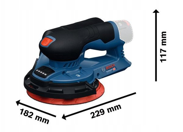 Cordless random orbital sander BOSCH GEX 12V-150-3 Solo LB