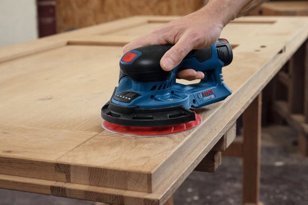 Cordless random orbital sander BOSCH GEX 12V-150-3 Solo LB