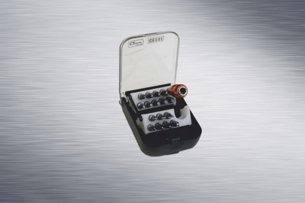 Corona Σετ μύτες PH, ίσιες, Torx 17 τεμ. με αυτόματο κατσαβιδόλαβο - C6591