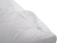 NoName Ρυθμιζόμενο Μαξιλάρι Cotton 40x40εκ. 100% Βαμβακερό Λευκό με Διακοσμητικές Ραφές