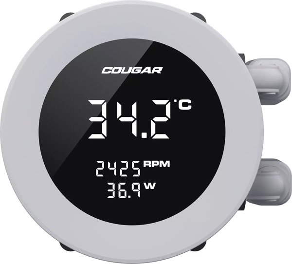 COUGAR Poseidon Vistek ARGB 240 AiO Liquid Watercooling - White