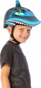 C-PREME Κράνος Παιδικό Shark Attax, Μαύρο, Μέγεθος S (50-54 cm), 5+ Ετών