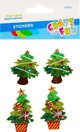 Craft with Fun OZDOBA BN EVA CHOINKA SPRZYL 4SZT CF 12/144