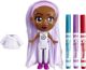 Crayola Lalka Colour'n'Style Friends Violet